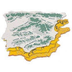 Plantilla mapa de España 22 x 18 cm