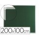 Pizarra Q-Connect verde marco de aluminio 200x100 cm