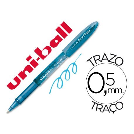 Boligrafo Borrable Uni-ball UF-202 Fanthom color azul claro 0,5 mm