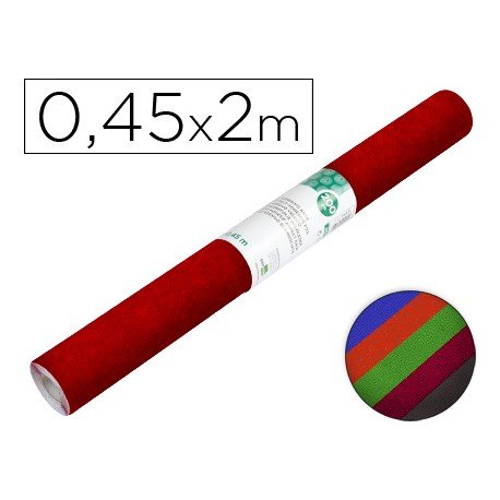 Rollo adhesivo marca Liderpapel Aironfix ante colores surtidos
