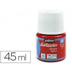 Pittura Per Tessuti Pébéo Setacolor Opaca Rosso 45ml - Per Tingere E Decorare Stoffa - Foto 8