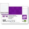 Ficha rayada marca Liderpapel N4