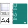 Bloc Espiral Liderpapel DIN A4 Inspire 160 hojas Tapa Extradura Verde