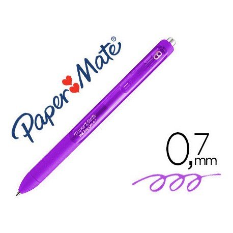 Bolígrafo 3d Profesional Con Fondo De 3 Núcleos Color Purple