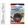 Cinta adhesiva Tesa Textil Extra Power perfect 2,75m x 38mm color Negra