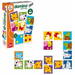 Juego didáctico a partir de 3 años Domino animals Diset